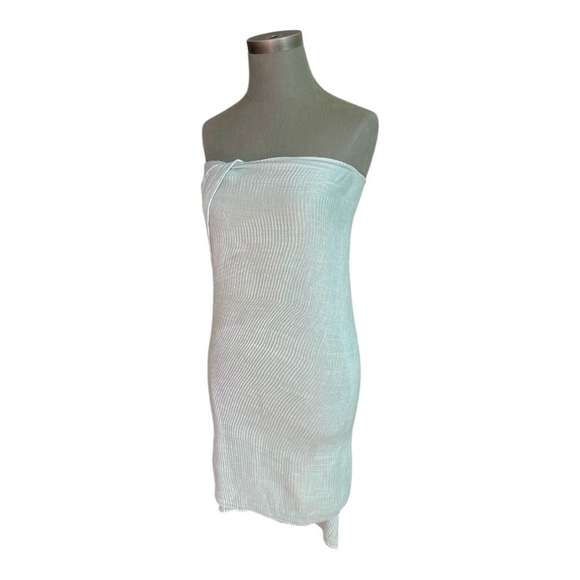 Nordstrom BP Light Aqua Blue Plisse Scarf 104x32” NWT Multifunctional - Picture 2 of 4